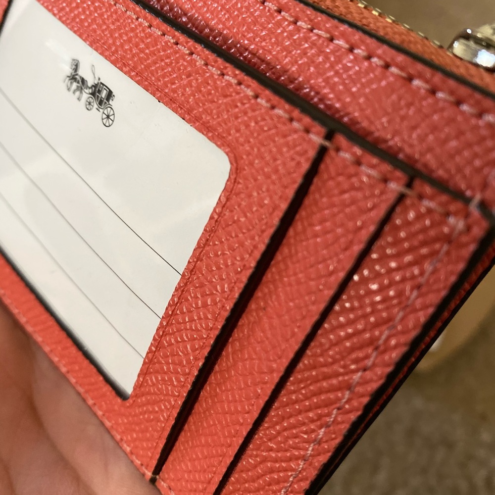 Coach Leather Mini ID Holder Skinny - Picture 3 of 3